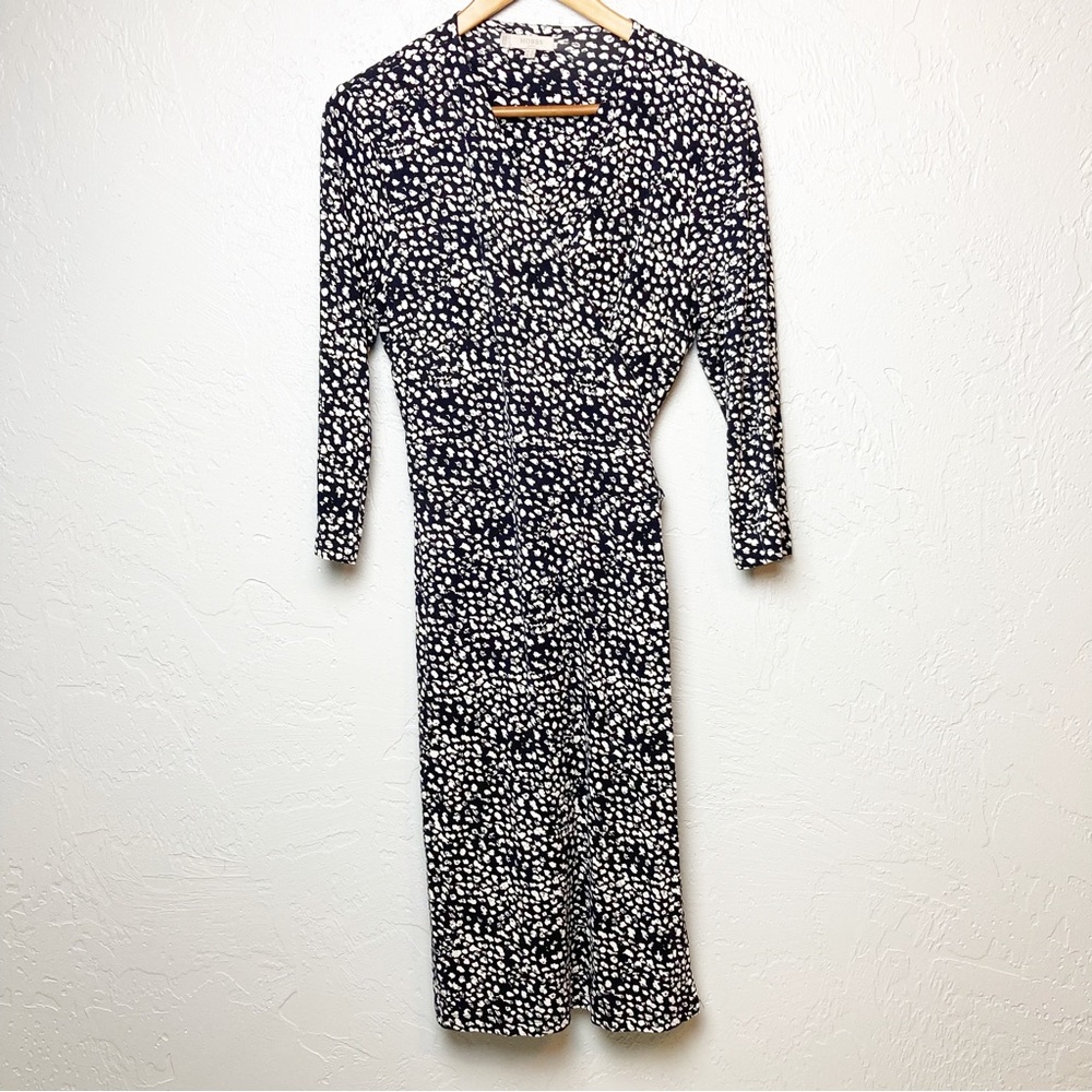 Hobbs London midi wrap dress sz 10